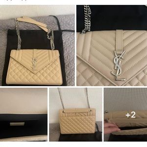 Mirror quality YSL envelope bag